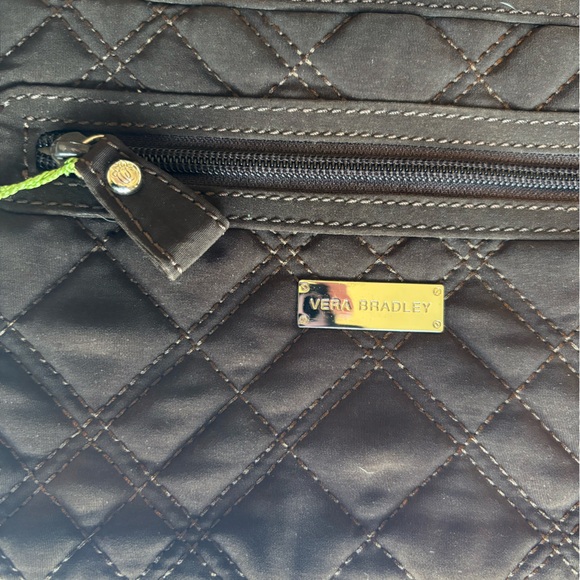 Vera Bradley Brown Quilted Clutch - Picture 3 of 4
